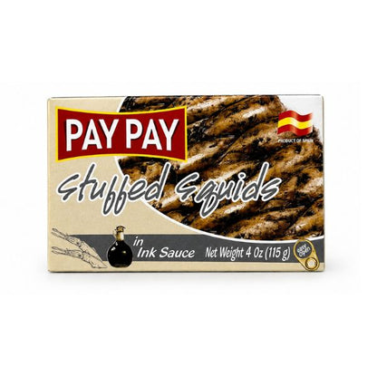 Pay Pay Premium Small Sardines in Tomato Sauce and Stuffed Squid in Ink Sauce (90-115g)