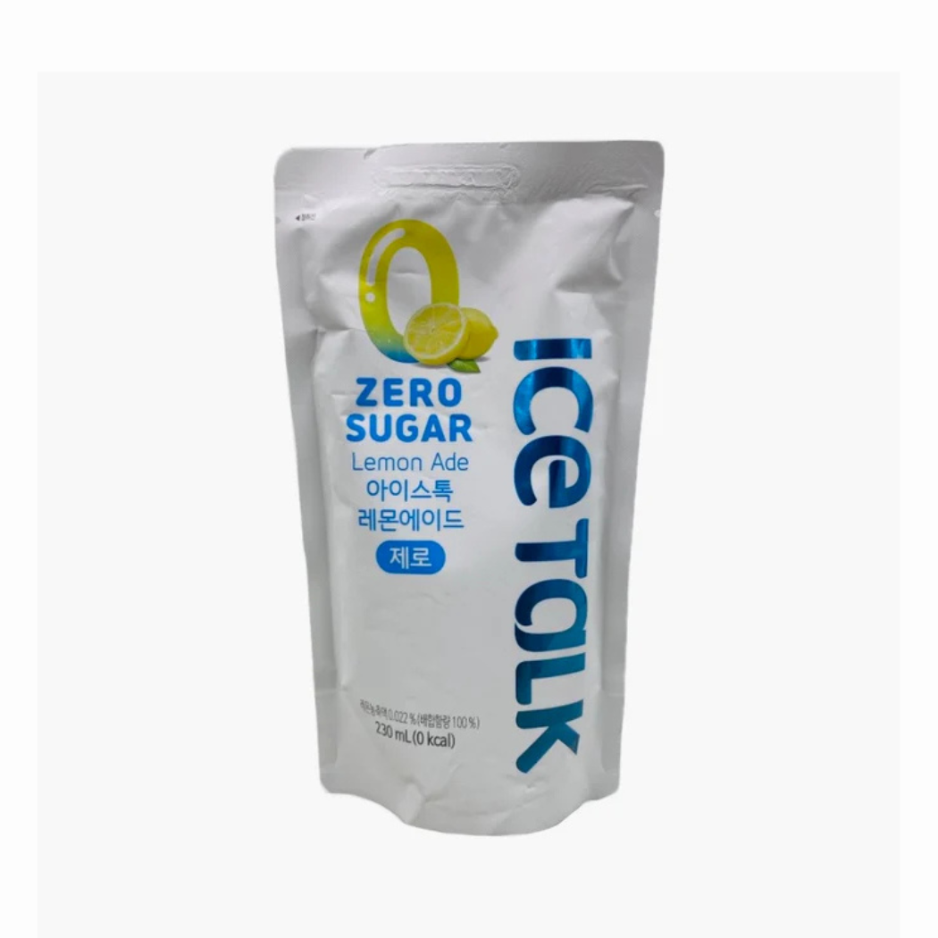 ICE TALK ADE Korean Pouch Drinking Juice 230ml (10PCS/1BOX ) EXP:JUNE 2026 (MAX. 5 BOXES PER ORDER)
