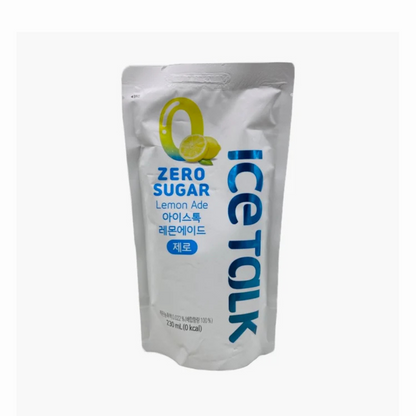 ICE TALK ADE Korean Pouch Drinking Juice 230ml (10PCS/1BOX ) EXP:JUNE 2026 (MAX. 5 BOXES PER ORDER)