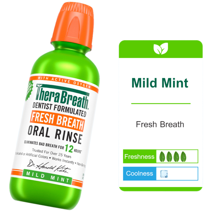 TheraBreath Fresh Breath Oral Rinse 473ml