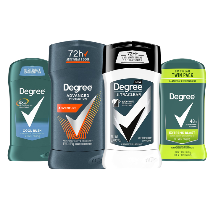 Degree Men Advanced Protection Antiperspirant Deodorant 72-Hour/48hour Sweat and Odor Protection
