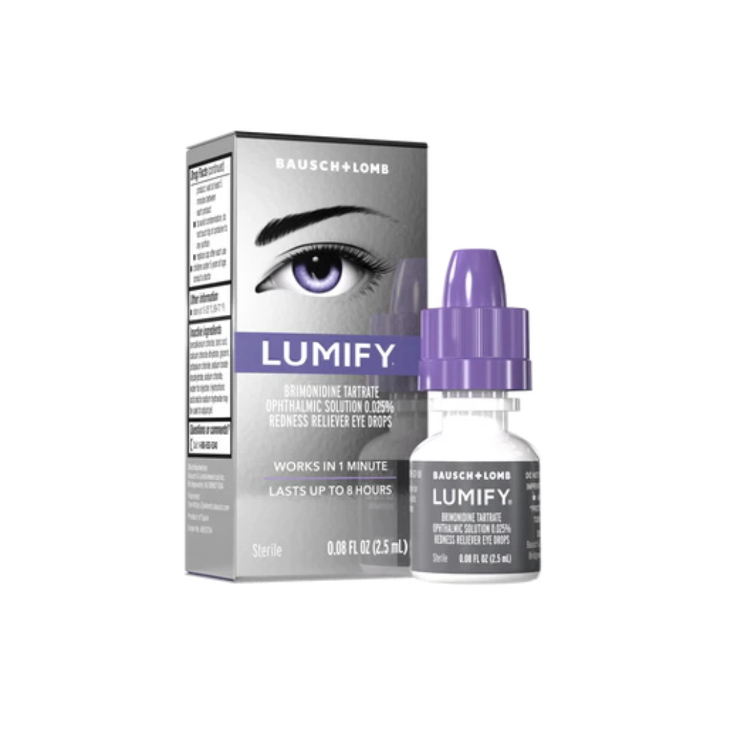 LUMIFY Redness Reliever Eye Drops 0.08oz (2.5mL)/(7.5ml)