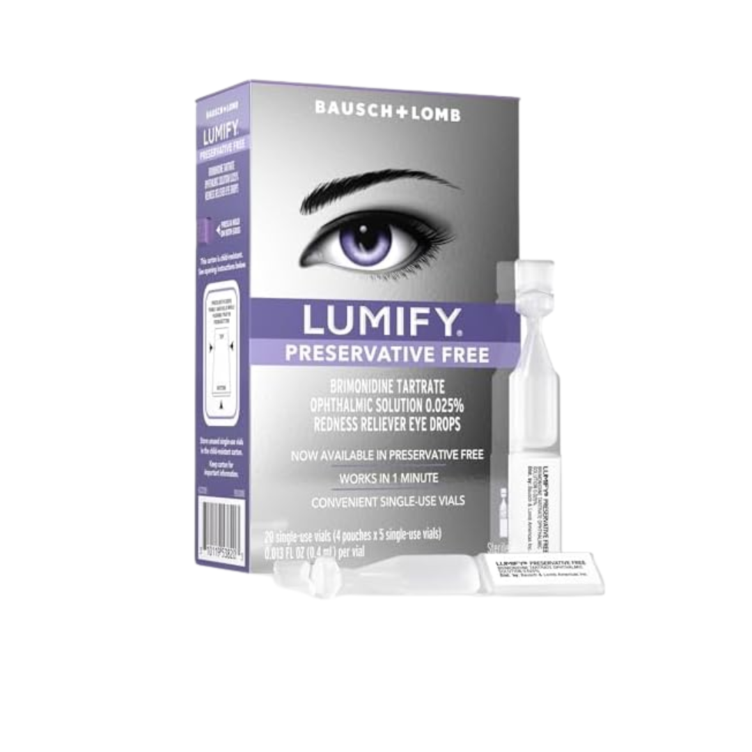 LUMIFY Redness Reliever Eye Drops 0.08oz (2.5mL)/(7.5ml)