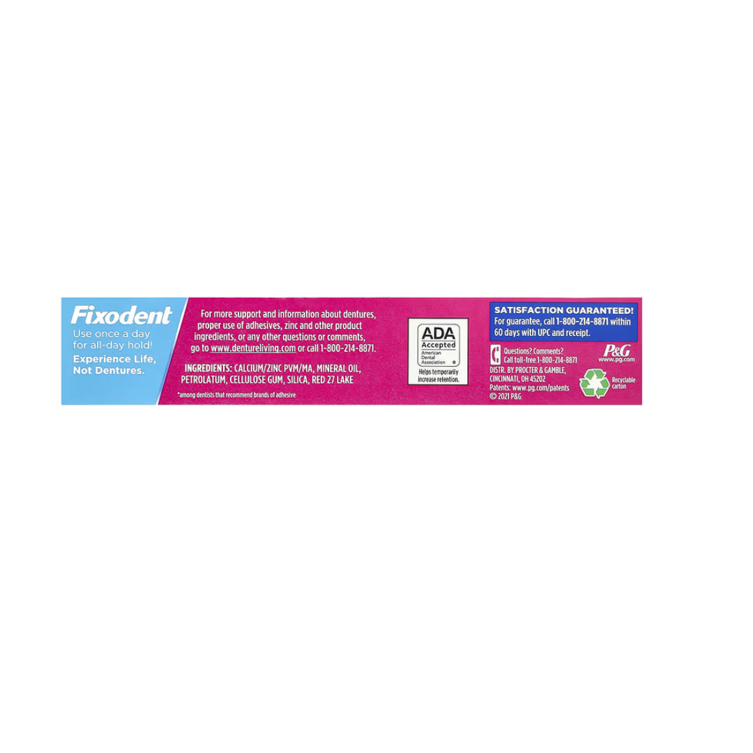 FIXODENT DENTURE ADHESIVE CREAM ORIGINAL 68G