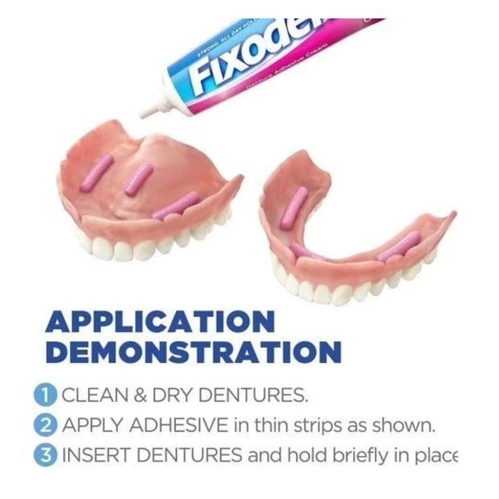 FIXODENT DENTURE ADHESIVE CREAM ORIGINAL 68G