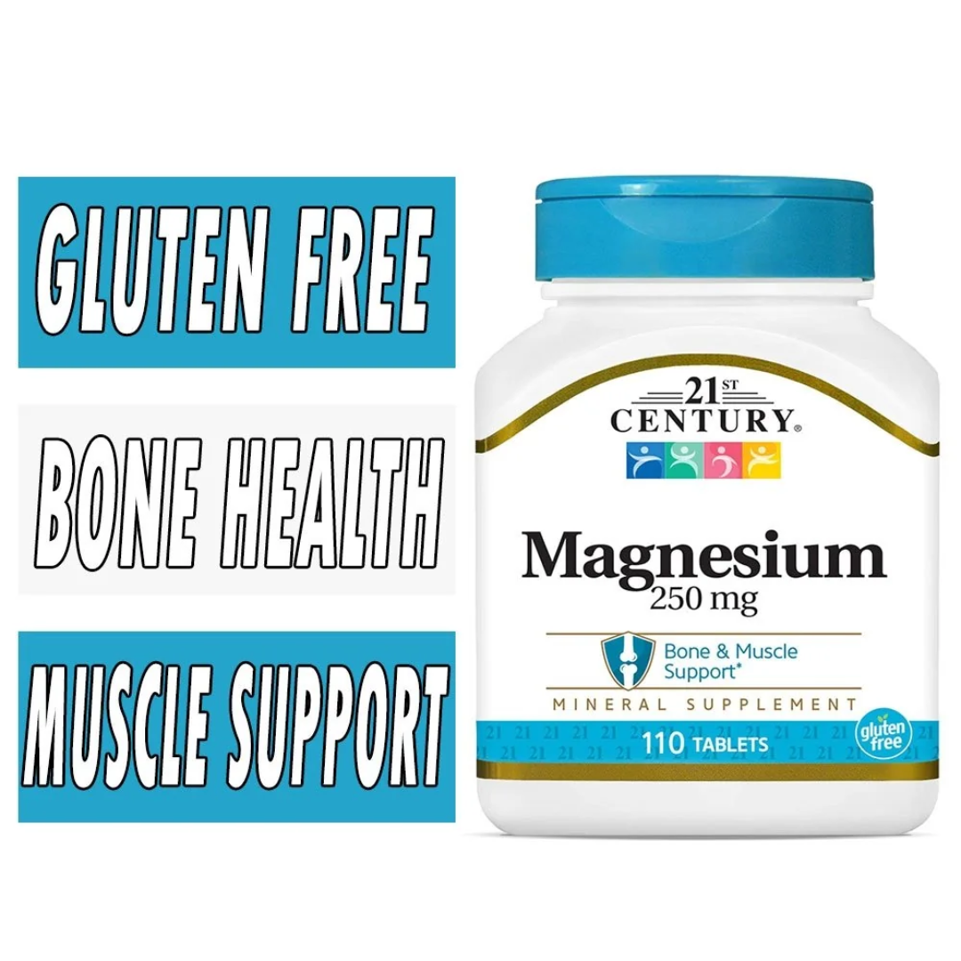 21st Century Magnesium 250 mg 110 Tablets