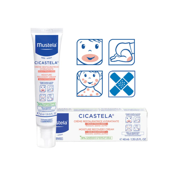 Mustela Cicastela Moisture Recovery Cream (40 ML) for Baby