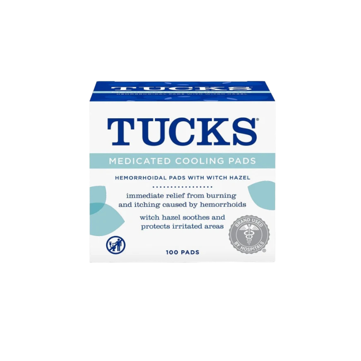 TUCKS Medicated Cooling Pads Hemorrhoidal pads w/ witch hazel 100pads