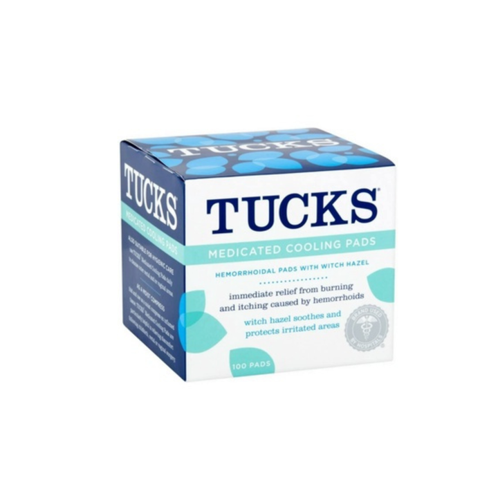 TUCKS Medicated Cooling Pads Hemorrhoidal pads w/ witch hazel 100pads
