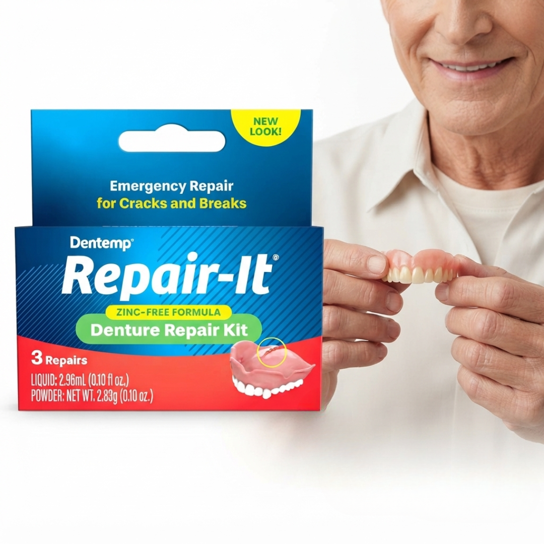 DENTEMP Repair-IT 3 REPAIRS DENTURE REPAIR KIT