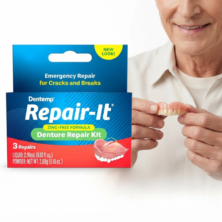 DENTEMP Repair-IT 3 REPAIRS DENTURE REPAIR KIT