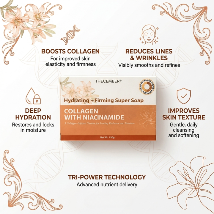 THECEMBER Niacinamide Collagen Soap 150g