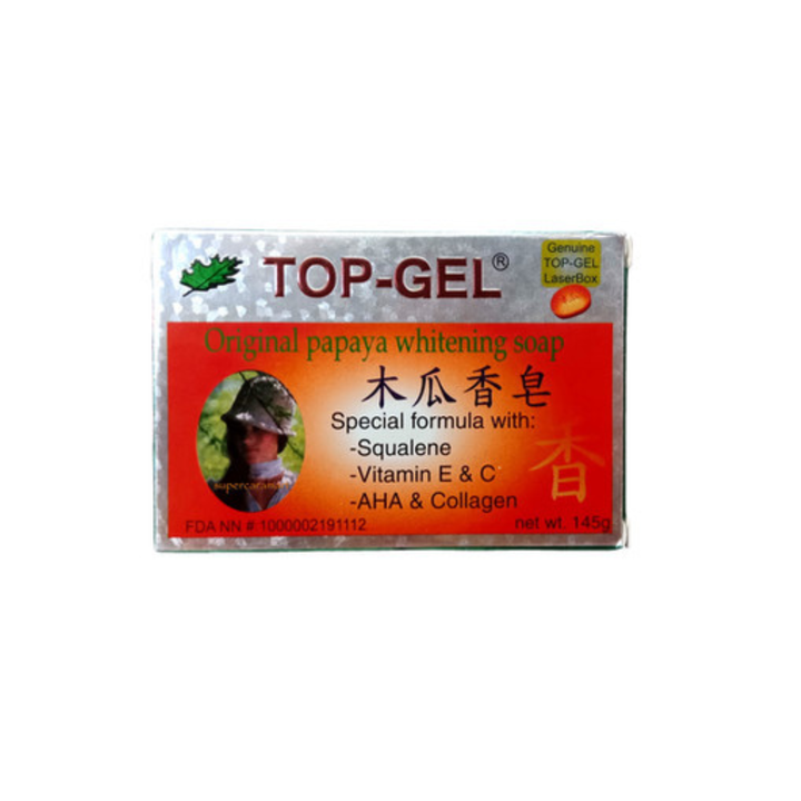 Top Gel Papaya whitening bar soap 145g