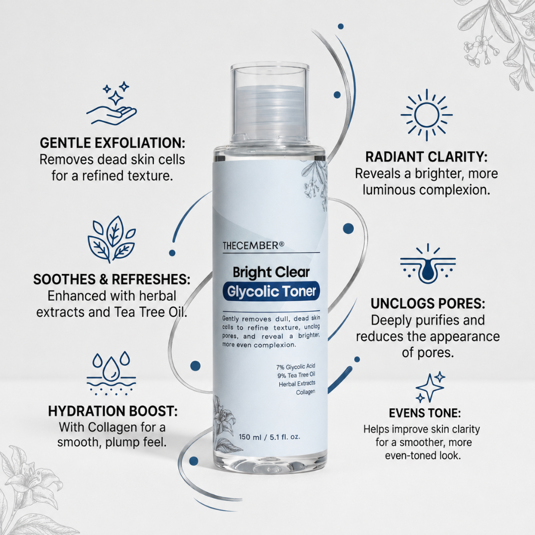 THECEMBER Bright Clear Glycolic Toner 150ml