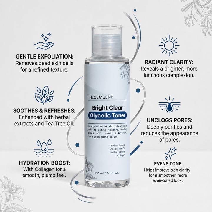 THECEMBER Bright Clear Glycolic Toner 150ml