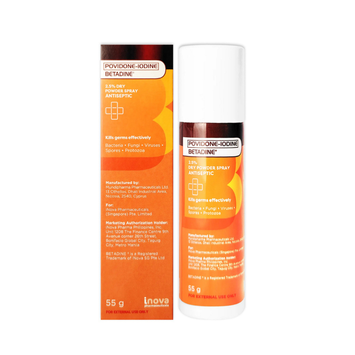 Betadine Dry Powder Spray 55 GRAMS
