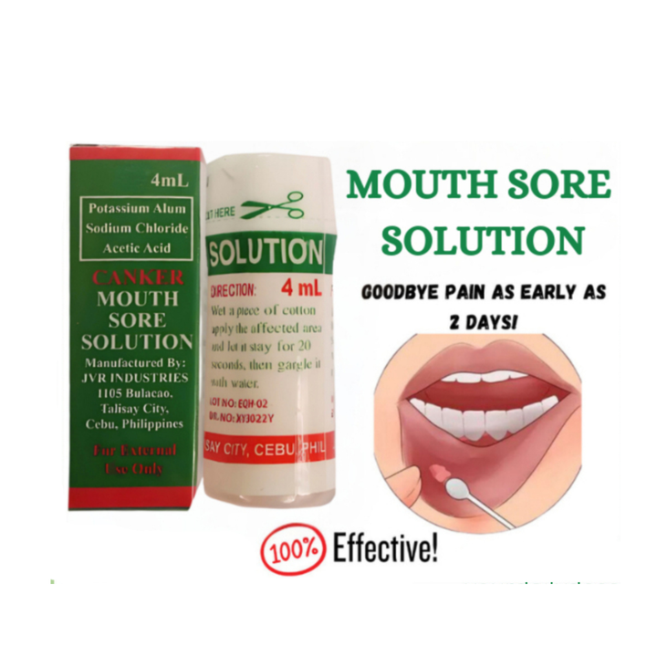 Canker Mouth Sore Solution Singaw Treatment 4ML