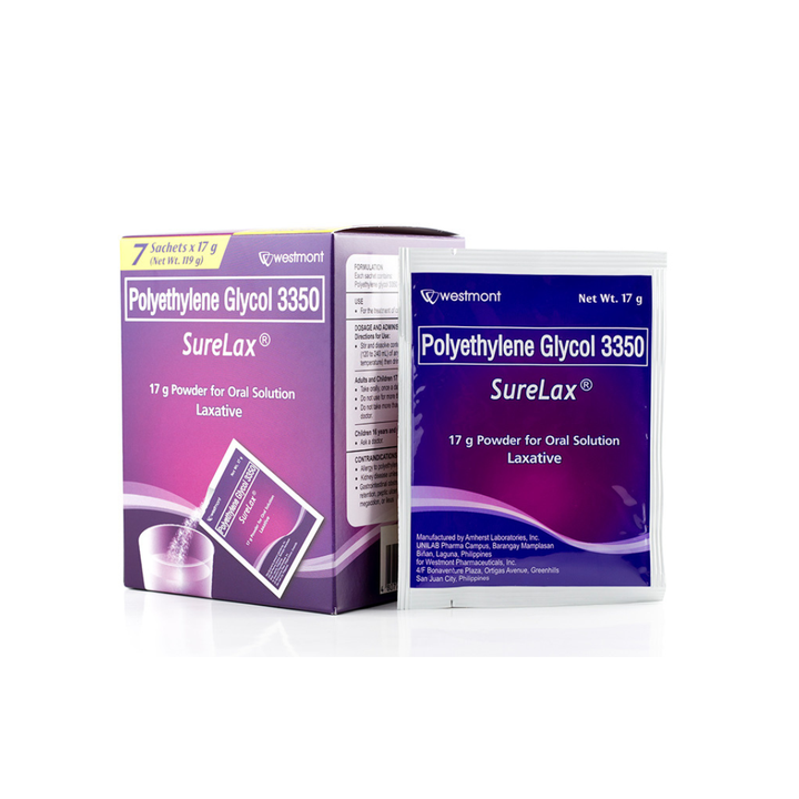 Surelax 17g Powder for Oral Solution Laxative 1 sachet