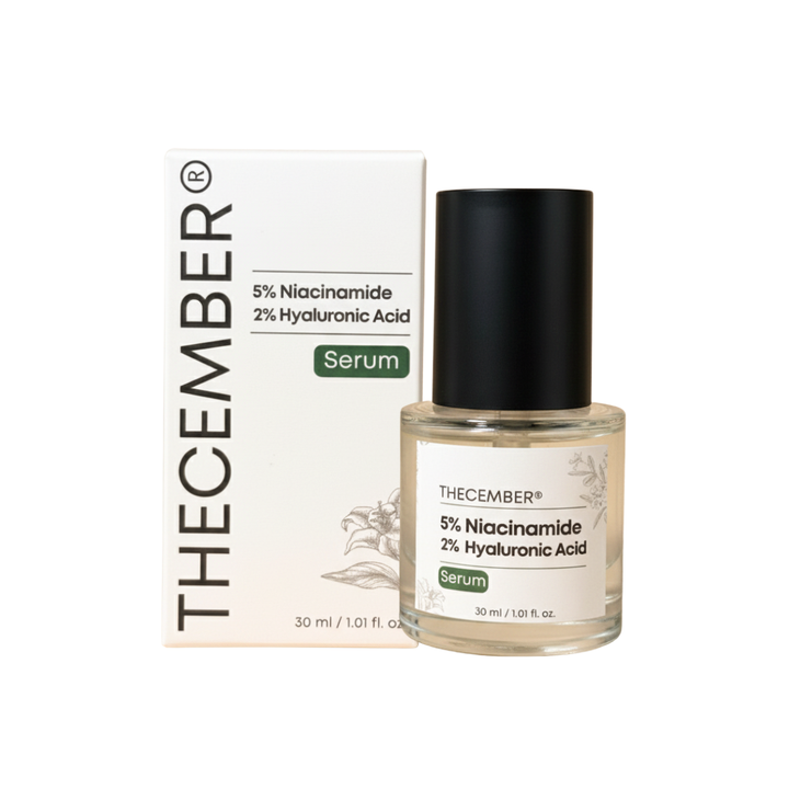 THECEMBER NIACINAMIDE &amp;  HYALURONIC ACID FACE SERUM 30ML
