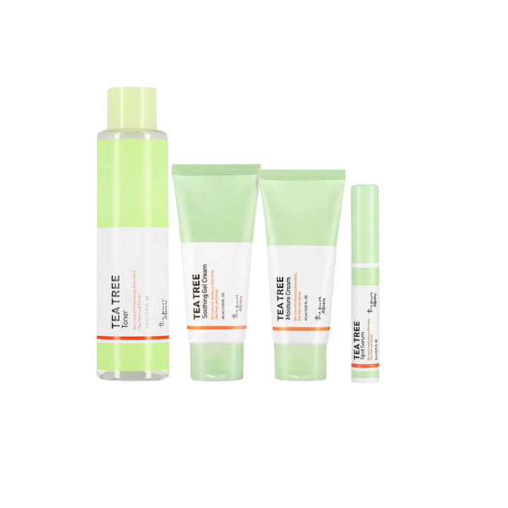 The Pure Tea Tree I SPOT SERUM I SOOTHING GEL I MOISTURE CREAM I TONER FROM KOREA