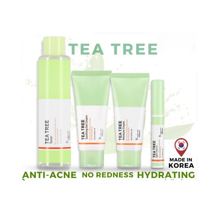 The Pure Tea Tree I SPOT SERUM I SOOTHING GEL I MOISTURE CREAM I TONER FROM KOREA