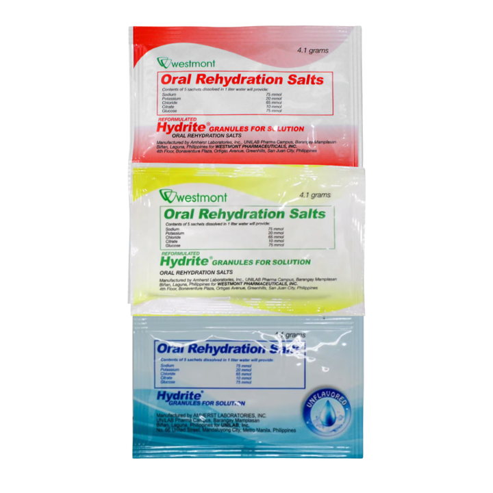 HYDRITE GRANULES for SOLUTION APPLE/BANANA/UNFLAVORED 1 sachet