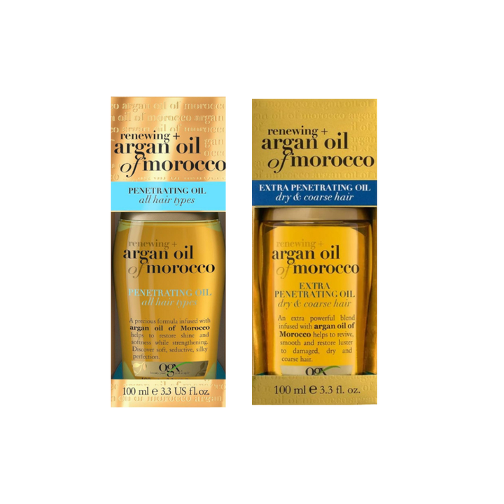 OXG Renewing + Argan Oil Of Morocco Extra Penetrating Hair Oil Treatment 100mL