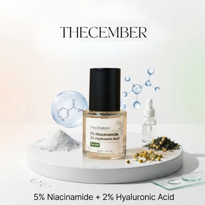 THECEMBER NIACINAMIDE &amp;  HYALURONIC ACID FACE SERUM 30ML