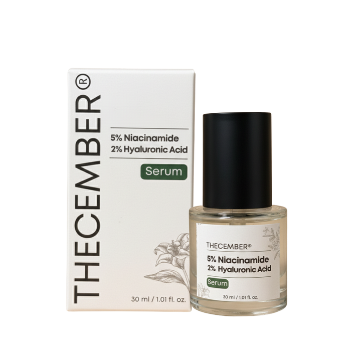 THECEMBER NIACINAMIDE &amp;  HYALURONIC ACID FACE SERUM 30ML