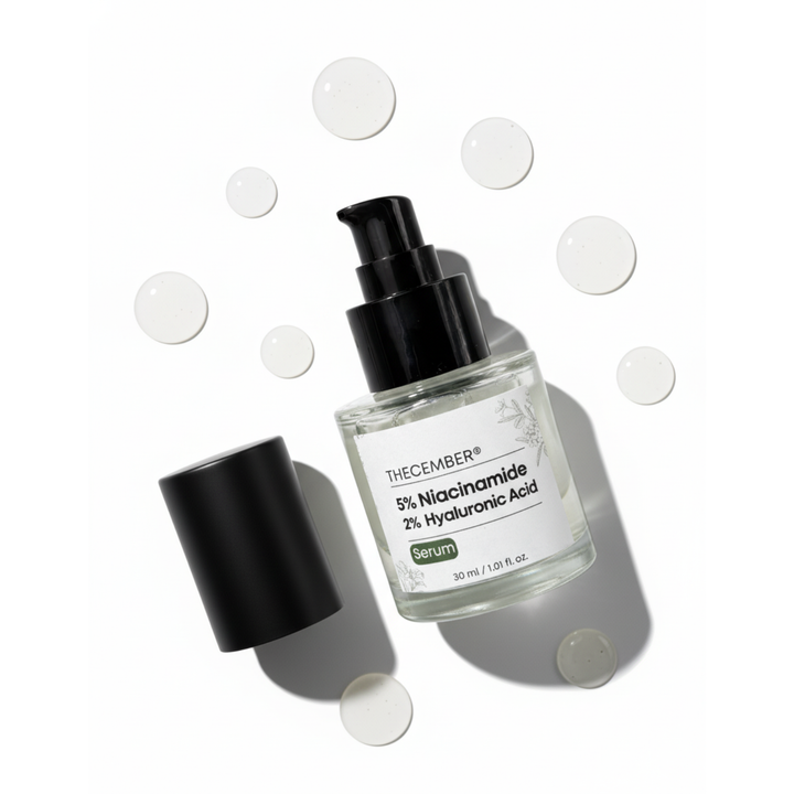 THECEMBER NIACINAMIDE &amp;  HYALURONIC ACID FACE SERUM 30ML