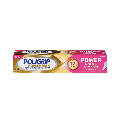POLIGRIP DENTURE ADHESIVE CREAM 62.4GRAMS