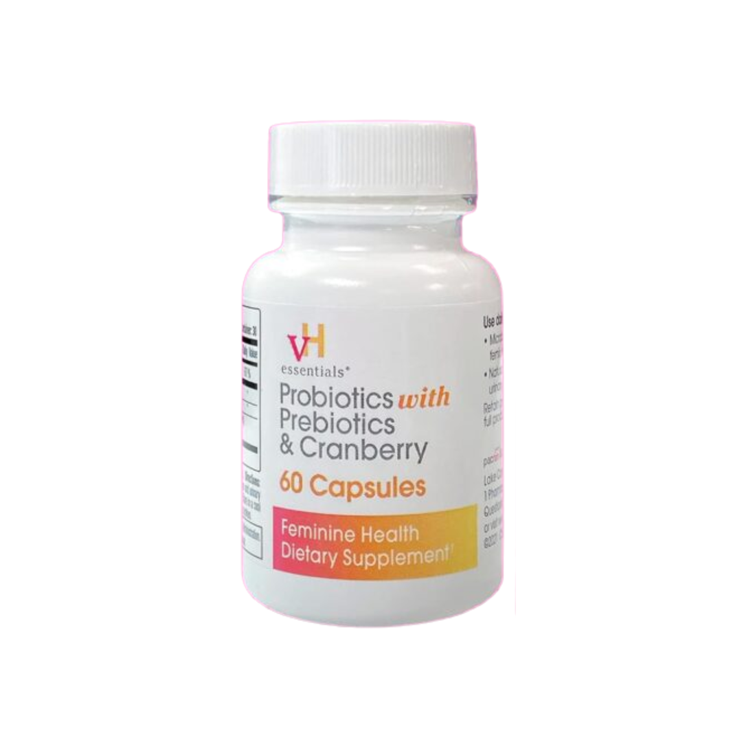 VH ESSENTIALS PROBIOTICS WITH PREBIOTICS AND CRANBERRY 60 CAPSULES