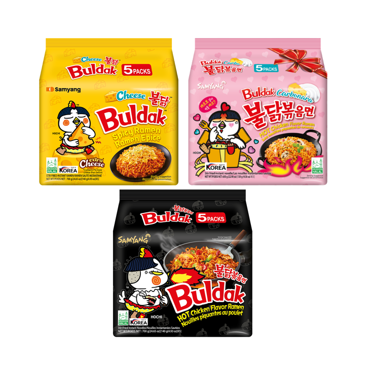 BULDAK RAMEN NOODLES 5 PACKS