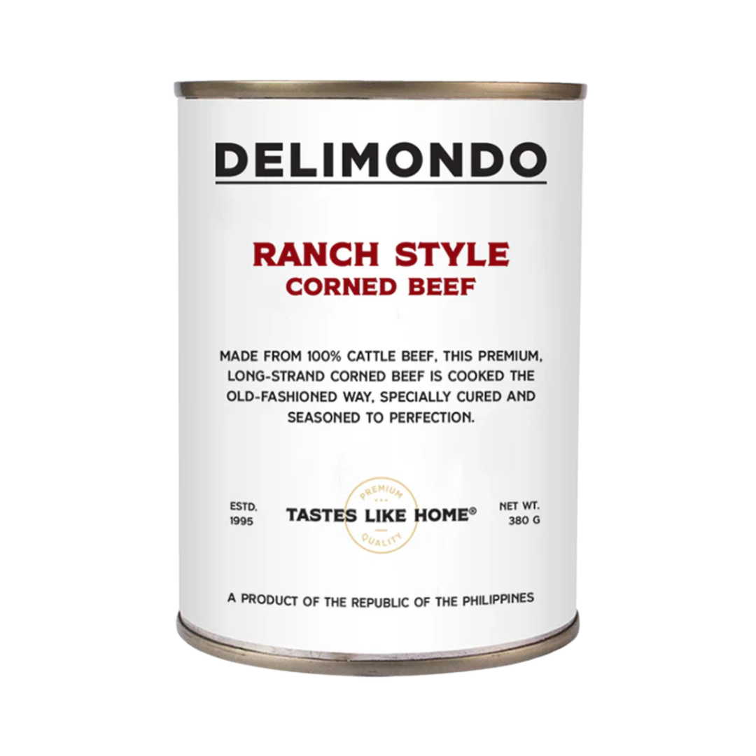 DELIMONDO RANCH STYLE/TAPA/GARLIC &amp; CHILI CORNED BEEF 260G | 380G
