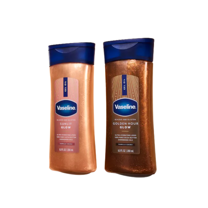 VASELINE SHIMMERING GEL OIL SUNLIT GLOW | GOLDEN HOUR GLOW 200ML