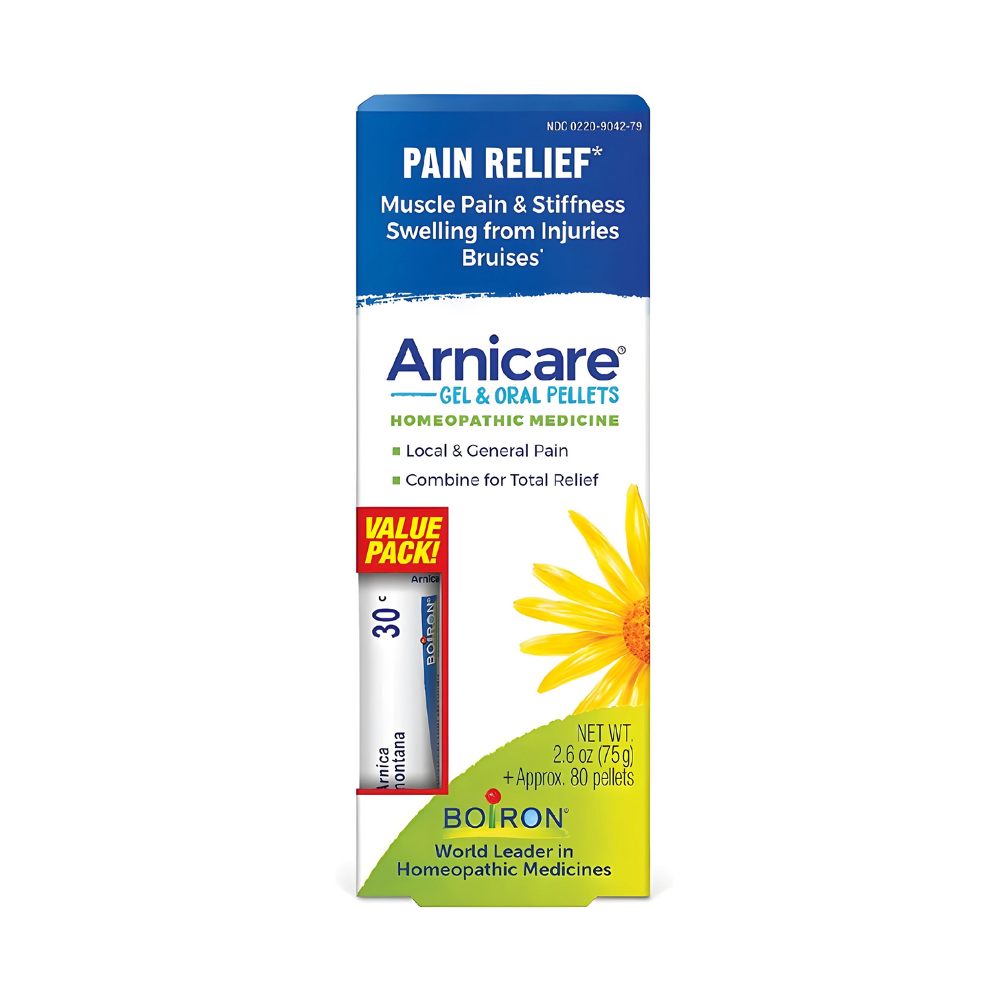 Boiron Arnicare  Gel & Oral Pellets 75g Gel + 80 Pellets 30C 1 Set