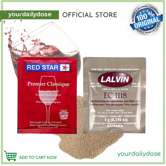 Wine Yeast Fermented lalvin EC-1118 I red star classique