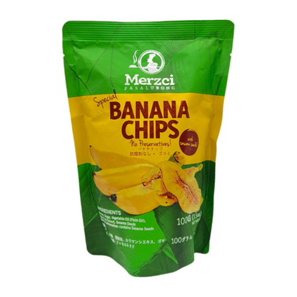 MERZCI BANANA CHIPS 100G