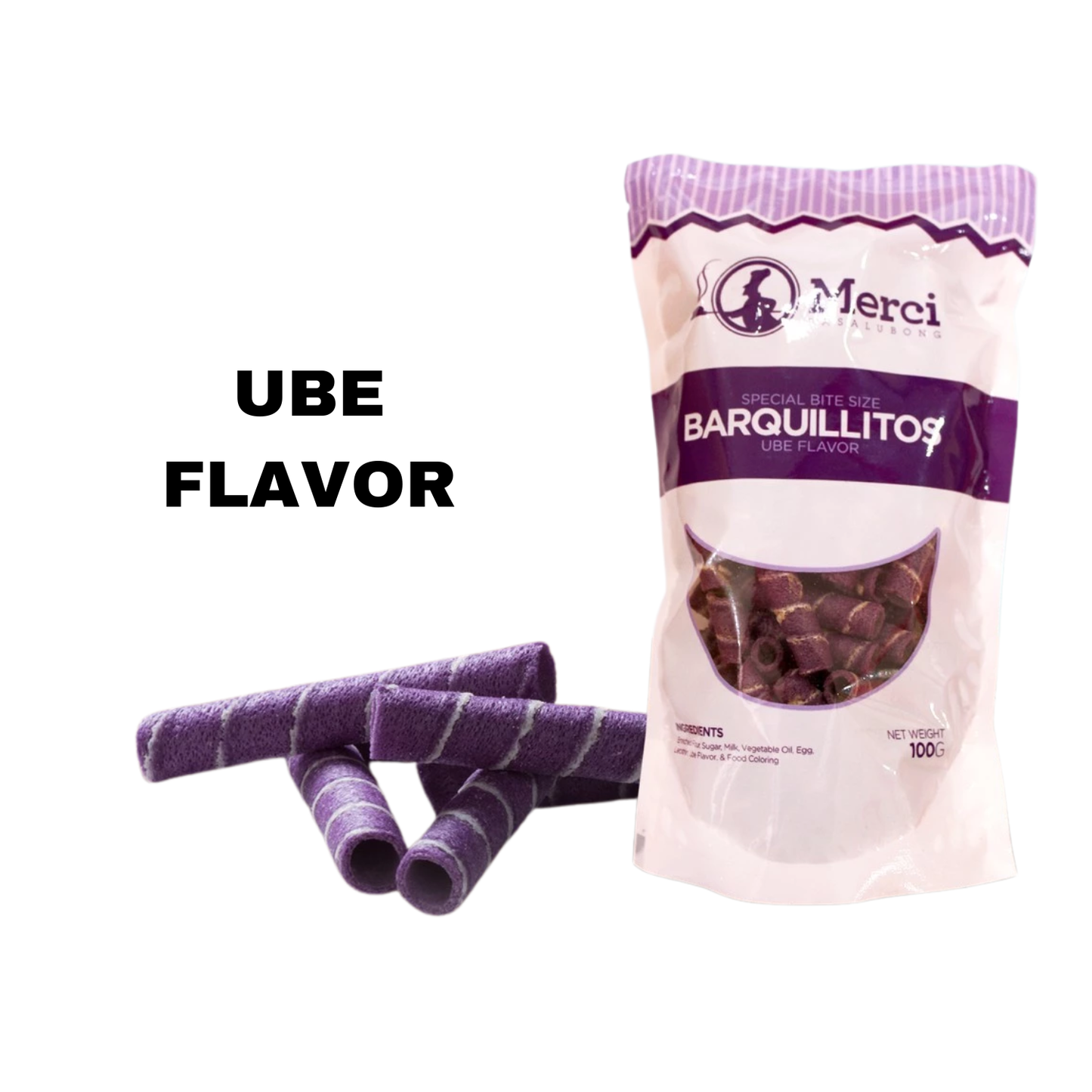 MERZCI SPECIAL BITE-SIZE BARQUILLITOS 100GRAMS