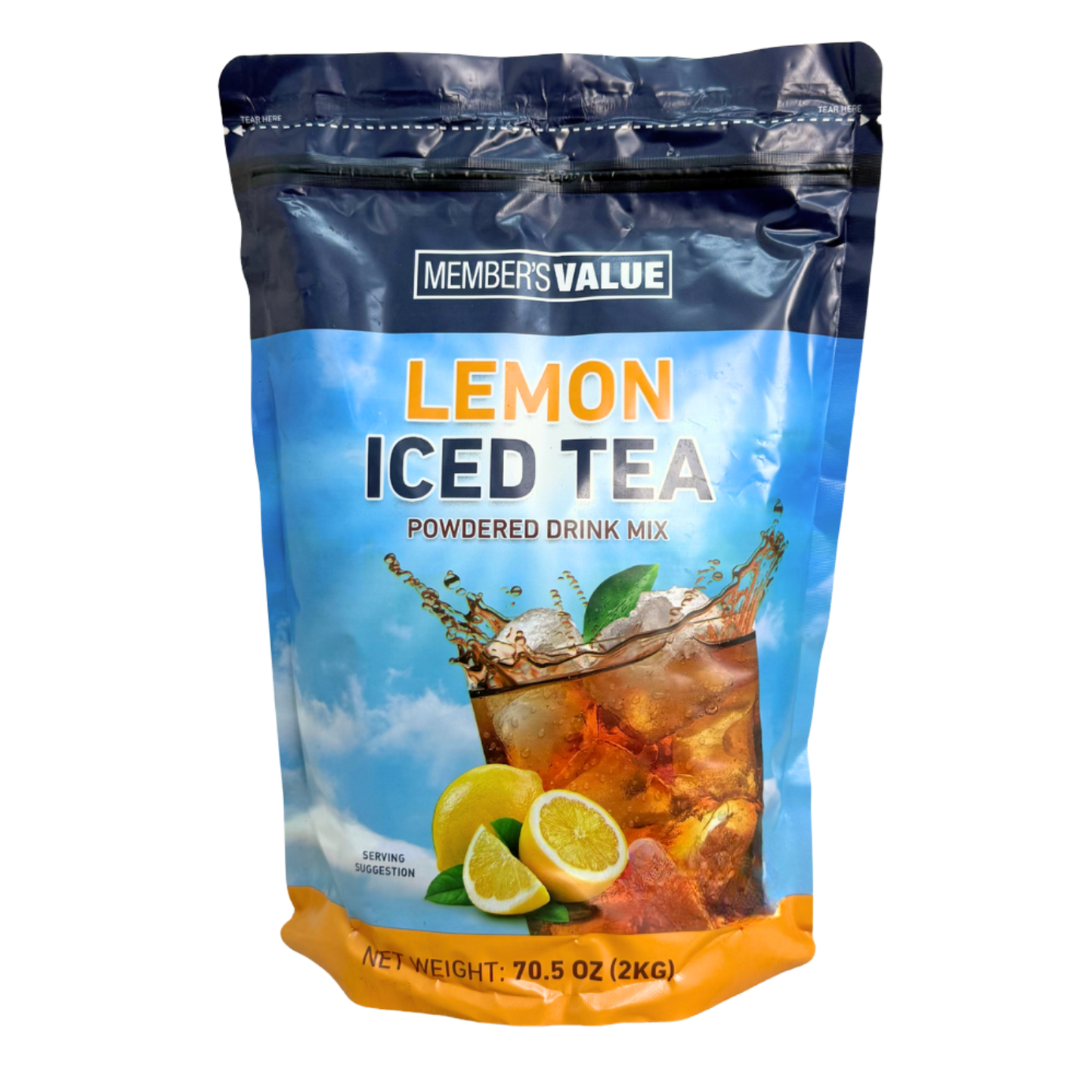 Member's Value LEMON ICED TEA/MORINGA CITRUS/RASPBERRY ICED TEA Powdered Drink Mix 2KG