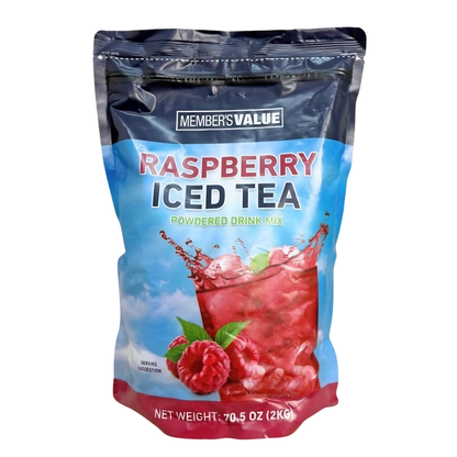 Member's Value LEMON ICED TEA/MORINGA CITRUS/RASPBERRY ICED TEA Powdered Drink Mix 2KG