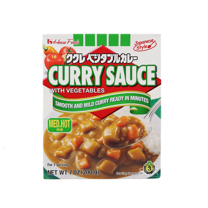 House Foods  Curry Sauce with Vegetables 200g