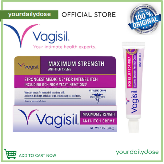 Vagisil Maximum Strength Anti-Itch Vaginal Creme 28g