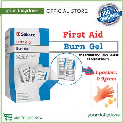 Safetec Burn Gel .9 g Pouch I Sold Per Packet