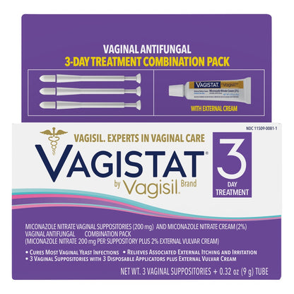 Vagistat 3 Day Yeast Infection Treatment forWomen Helps Relieve External Itching&Irritation