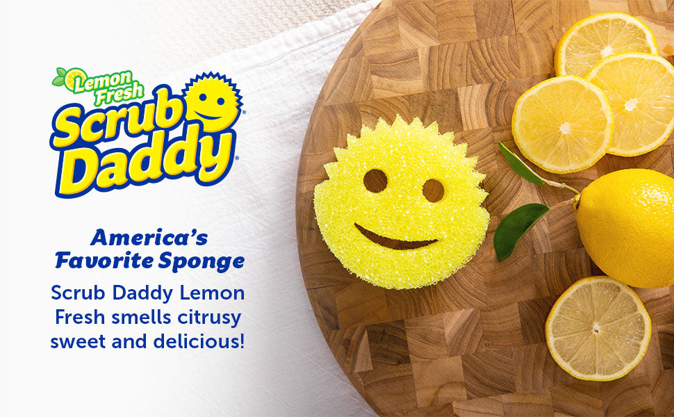 Scrub Daddy Lemon Fresh Scented Sponge (Pack of 1)