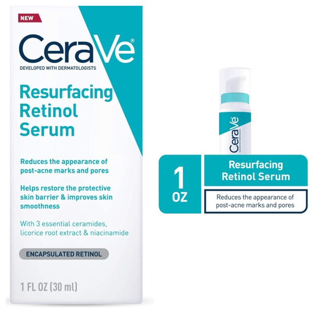 Cerave Resurfacing Retinol Serum FOR POST-ACNE MARKS &amp; PORES 30ml