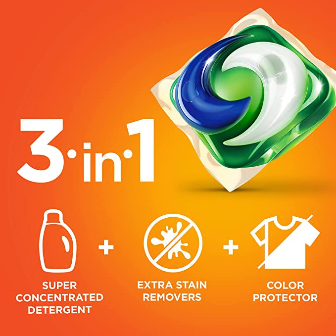 Tide PODS Liquid Laundry Detergent 3 in 1 |  4 in 1 pacs