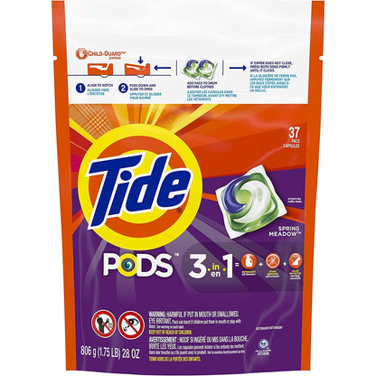 Tide PODS Liquid Laundry Detergent 3 in 1 |  4 in 1 pacs