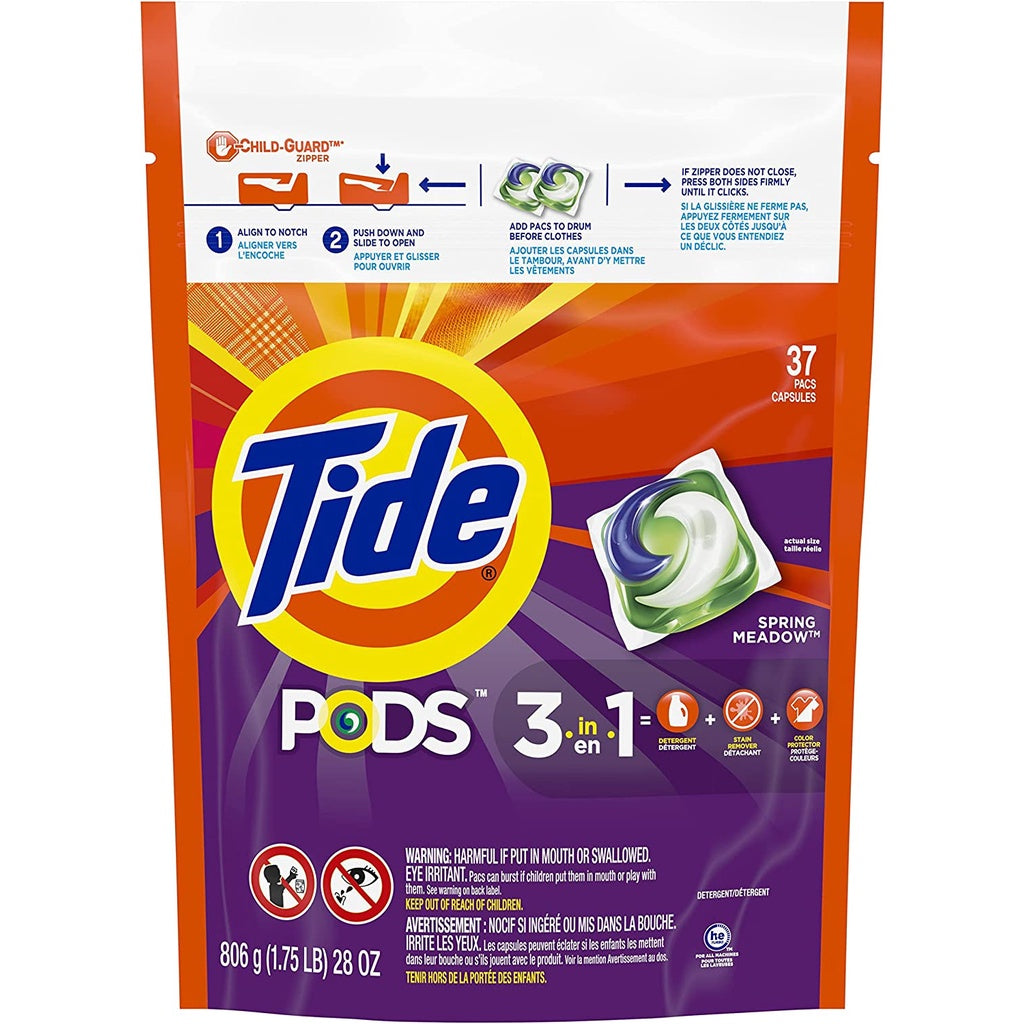 Tide PODS Liquid Laundry Detergent 3 in 1 |  4 in 1 pacs